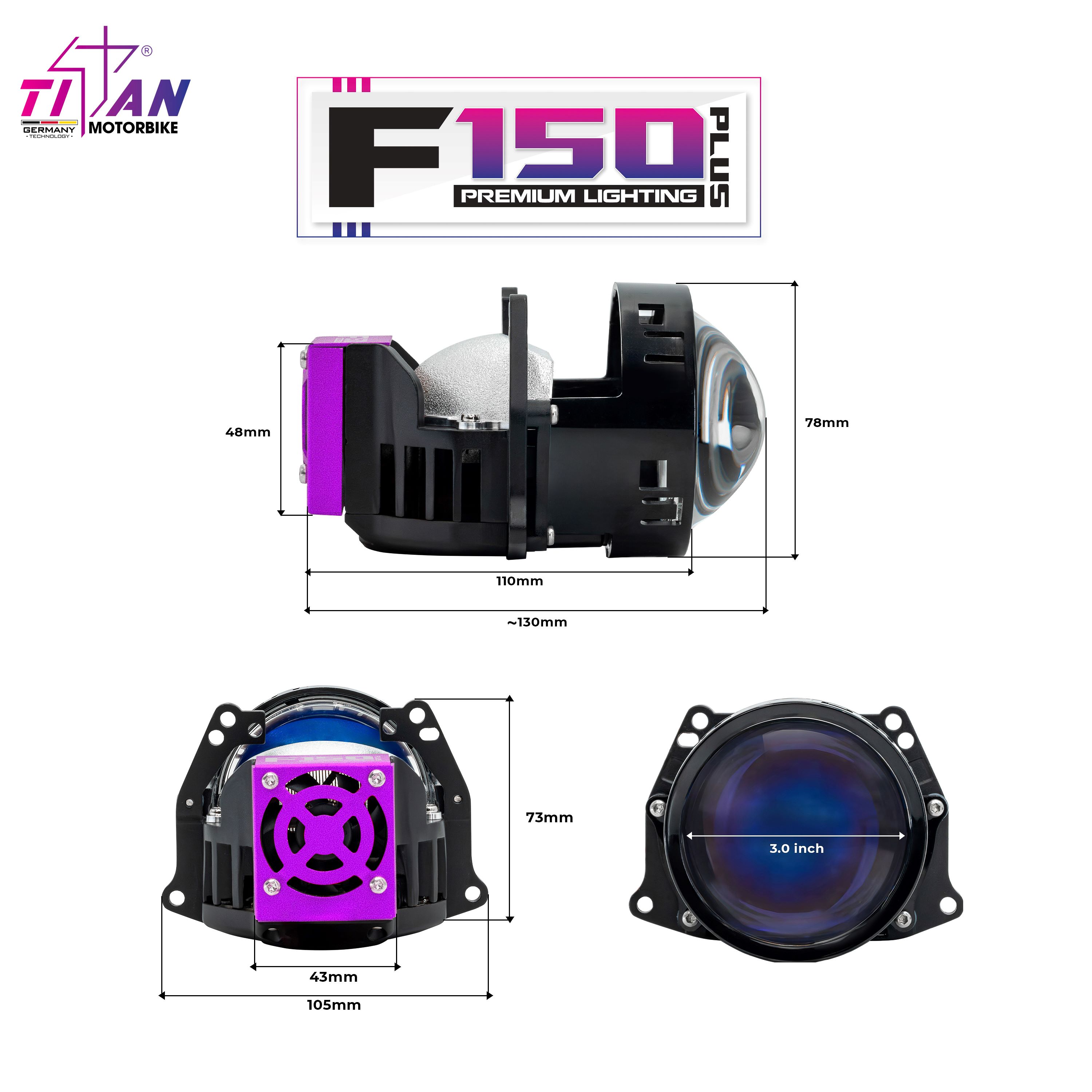 BI LED TITAN MOTO F150 PLUS
